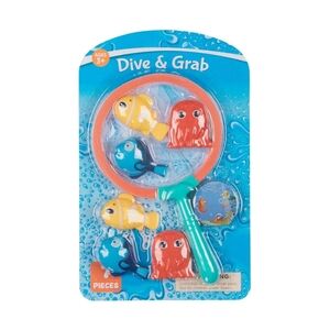 Dive & Grab Bath Toy Set - Multicolor